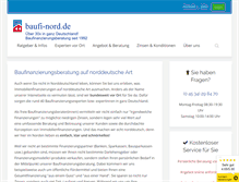 Tablet Screenshot of baufi-nord.de